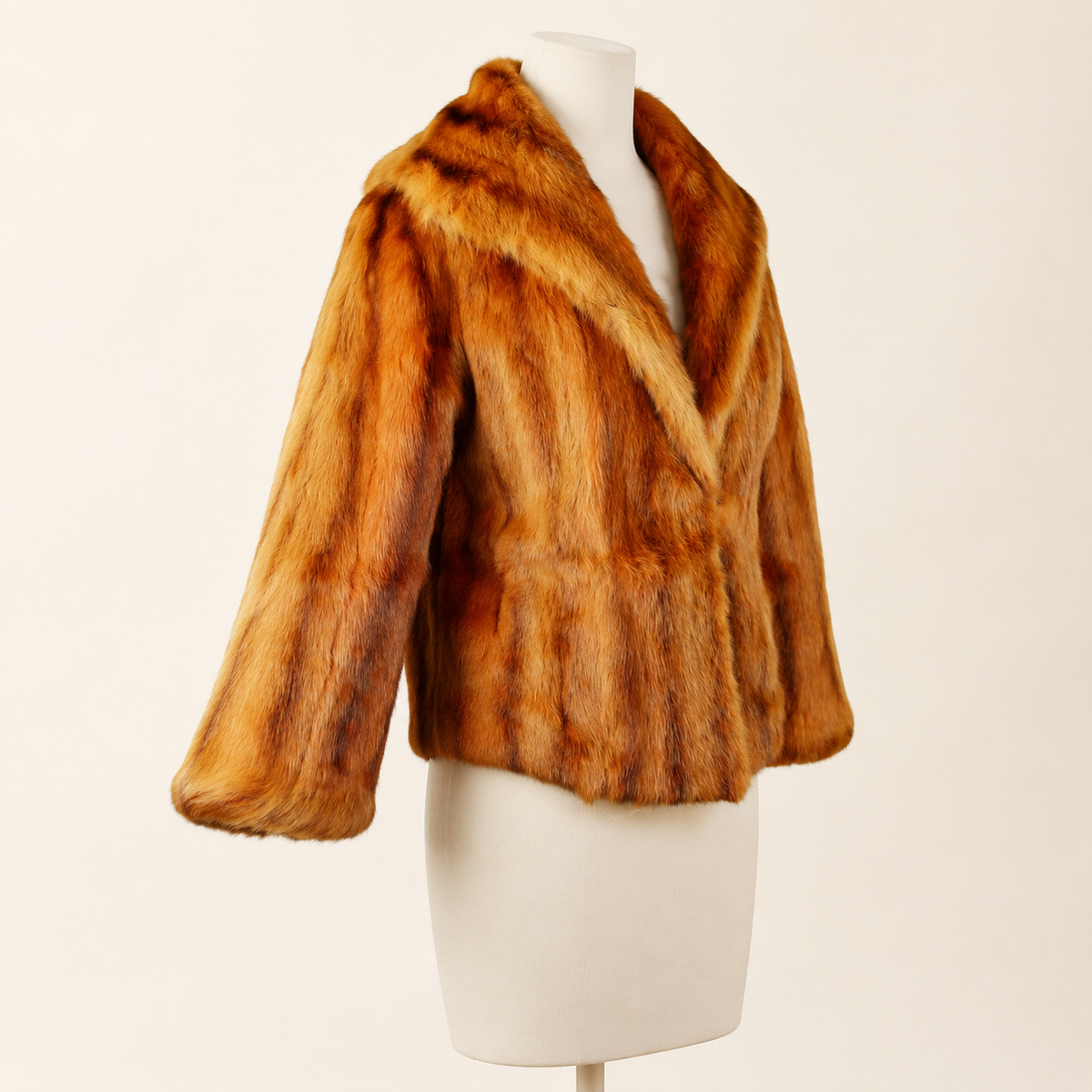 Ava Gardner Personally Owned Vintage Fur Coat Notarized Provenance
