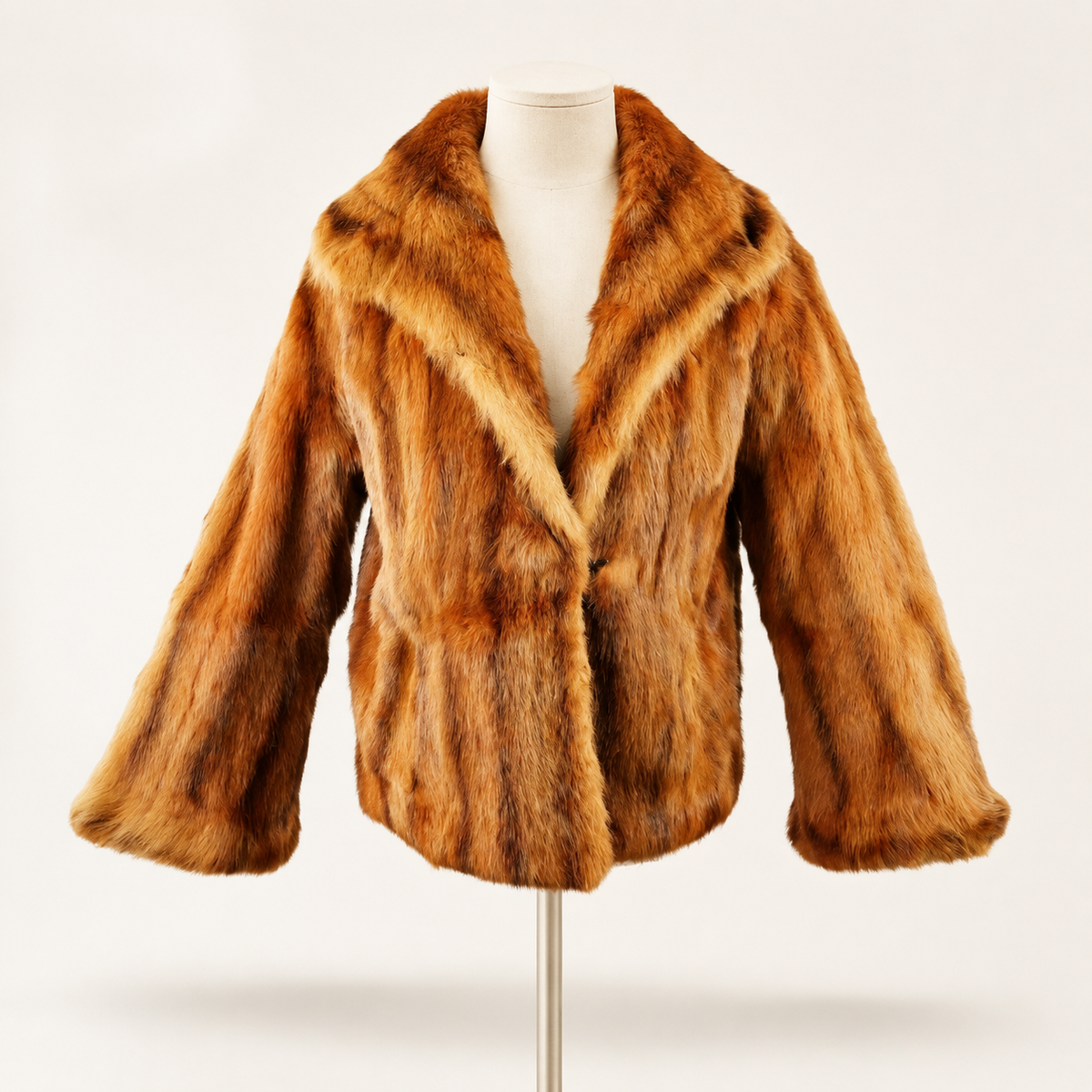 Ava Gardner Personally Owned Vintage Fur Coat Notarized Provenance