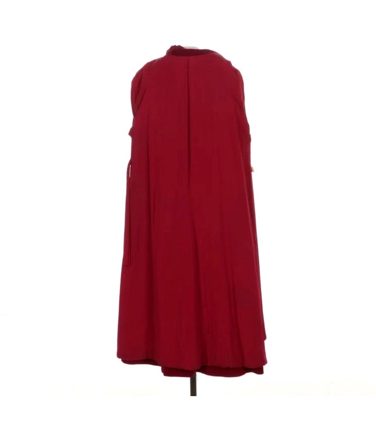 Vintage Henley’s 1950’s Red Wool Swing Coat with Persian Lamp Trim | Women’s L/XL